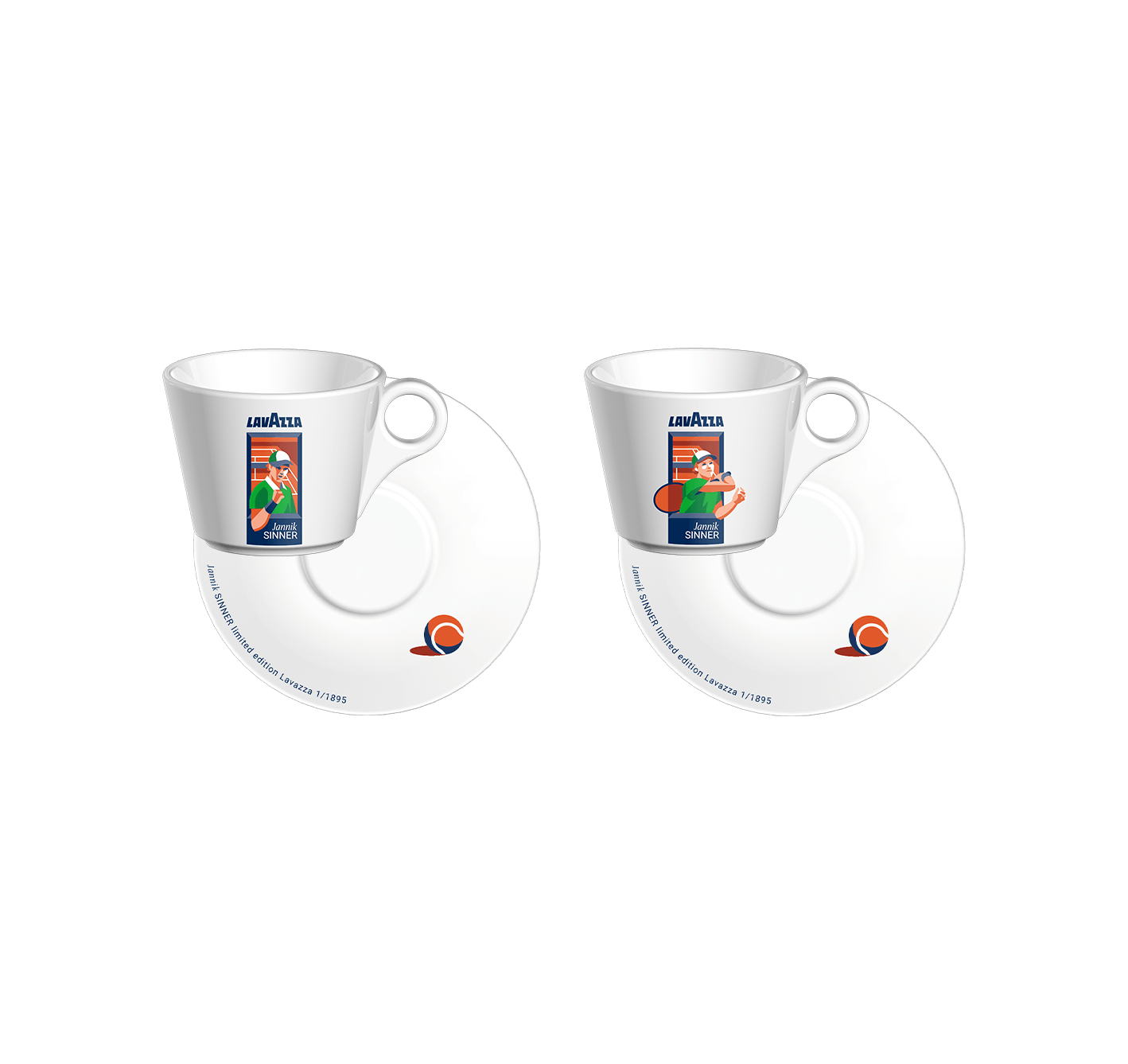 Cappuccino Set Jannik Sinner - Clay Edition